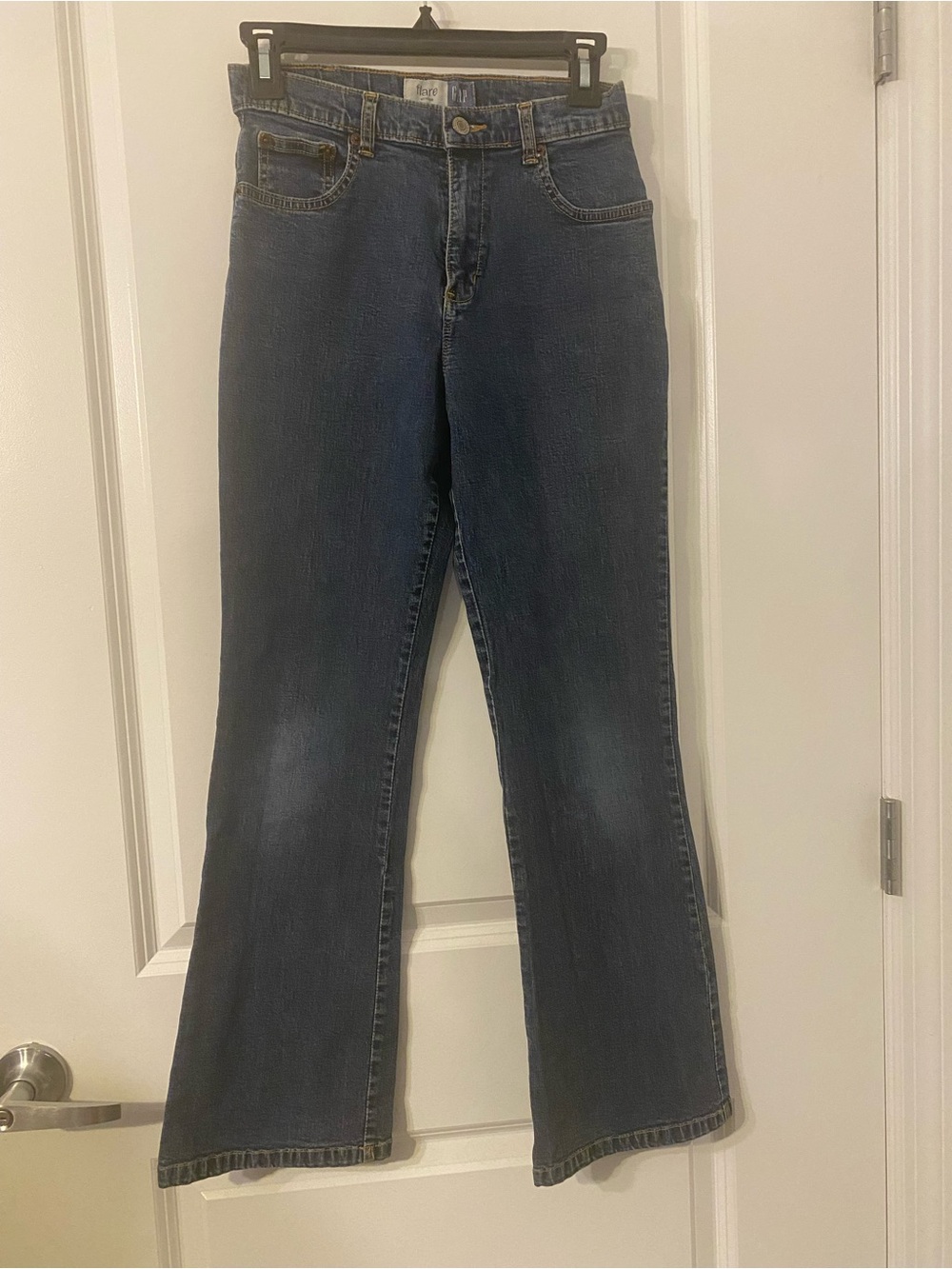 Gap Flare Classic Dark Blue Jeans size 14 girls/youth